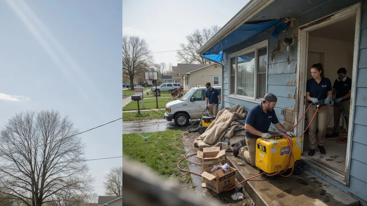 Basement Flood Cleanup in Streetman, TX near me
